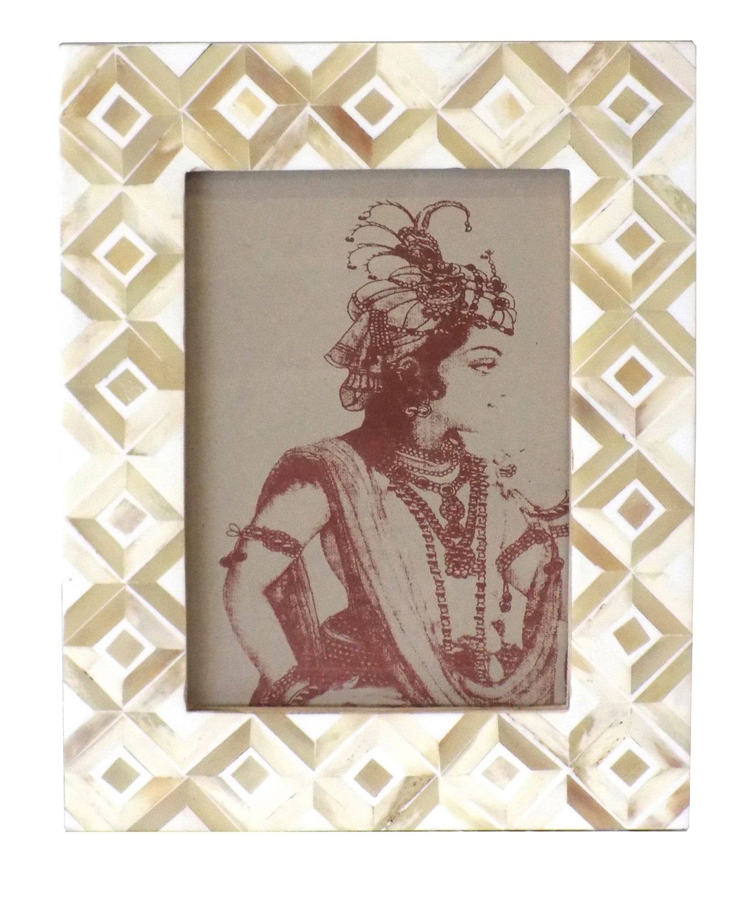 Bone Geometric Frame 23x18/19x24cm