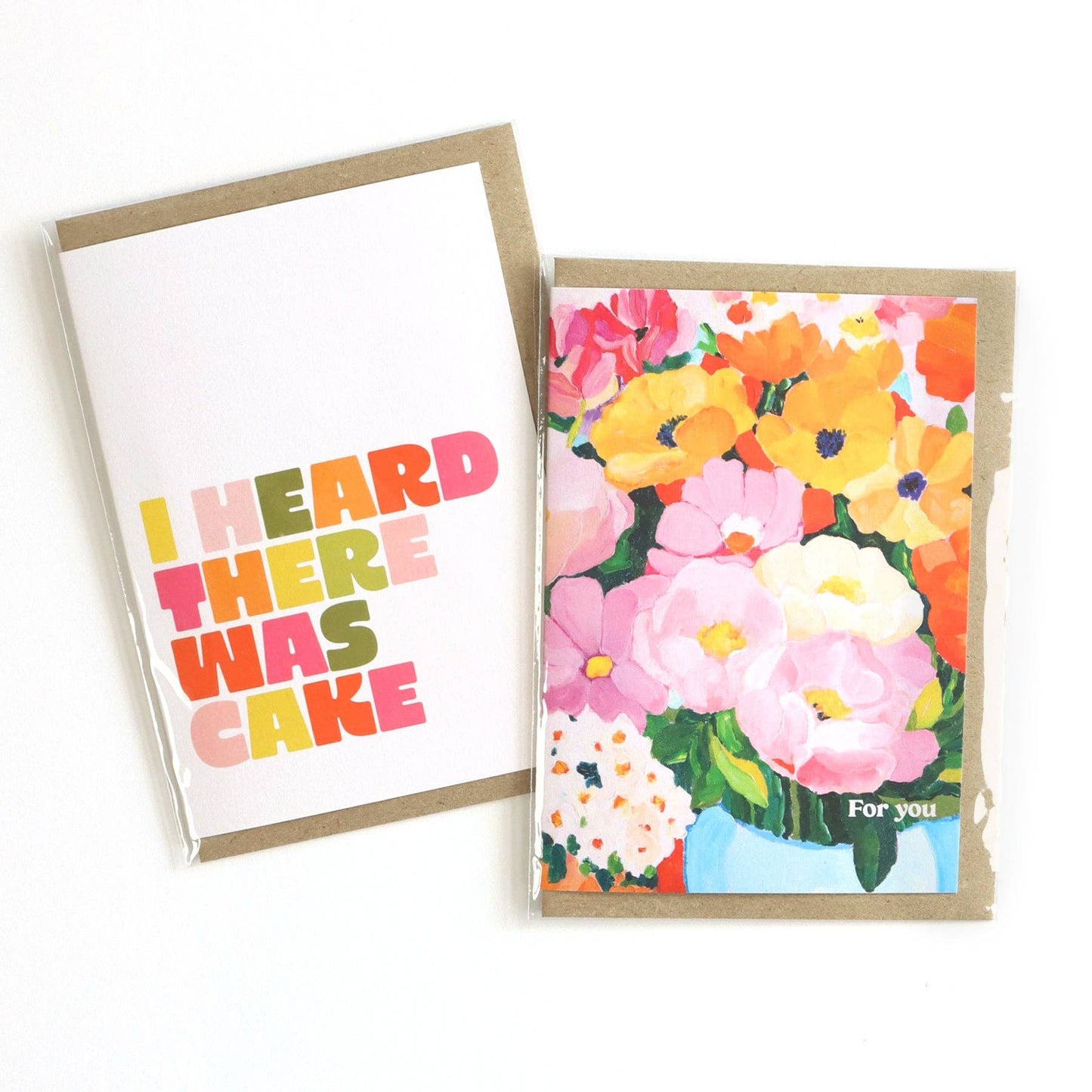 For You - Colourful Floral Greeting Card