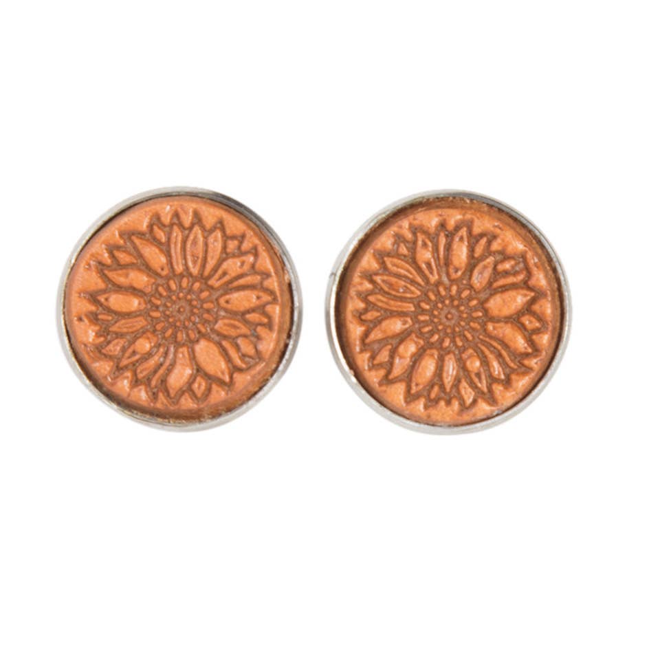 Tooled Stud Earrings – Stainless Steel – TE03 (Min 3pcs)
