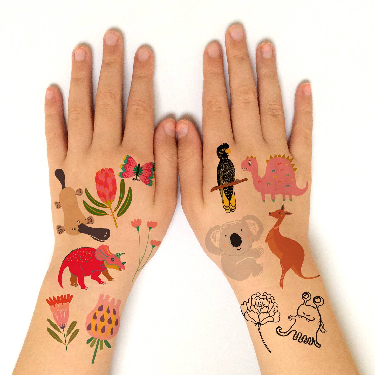 Flower Garden Temporary Tattoos