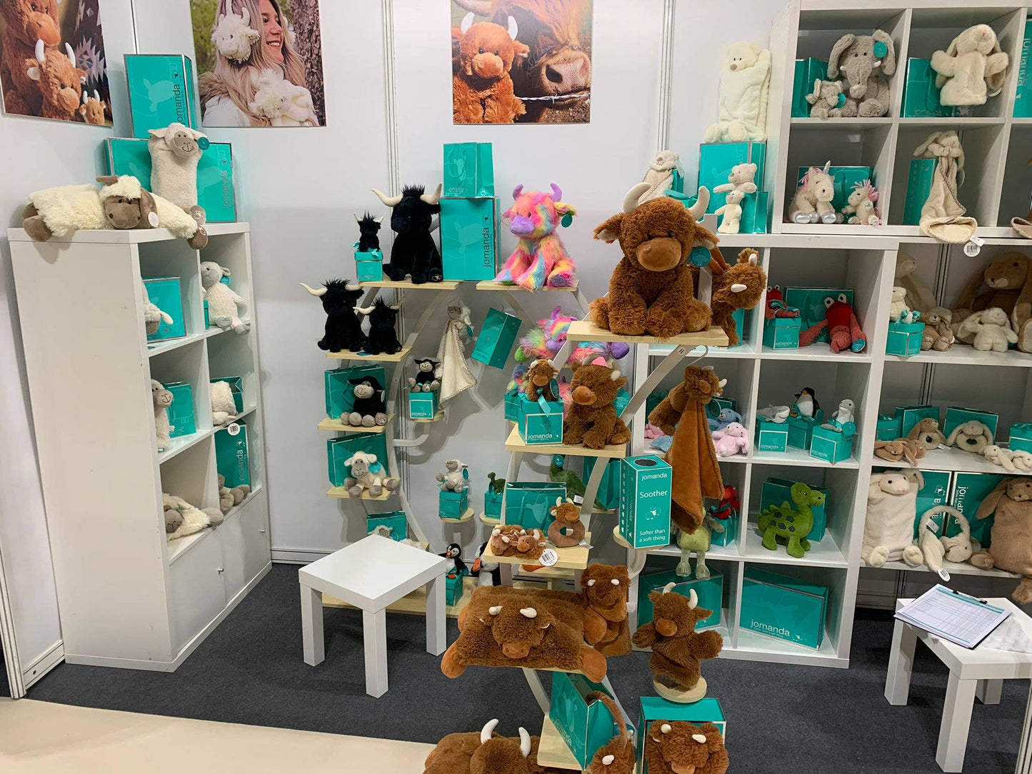 Horny Highland Cow Plush Baby Soft Slippers House Shoes