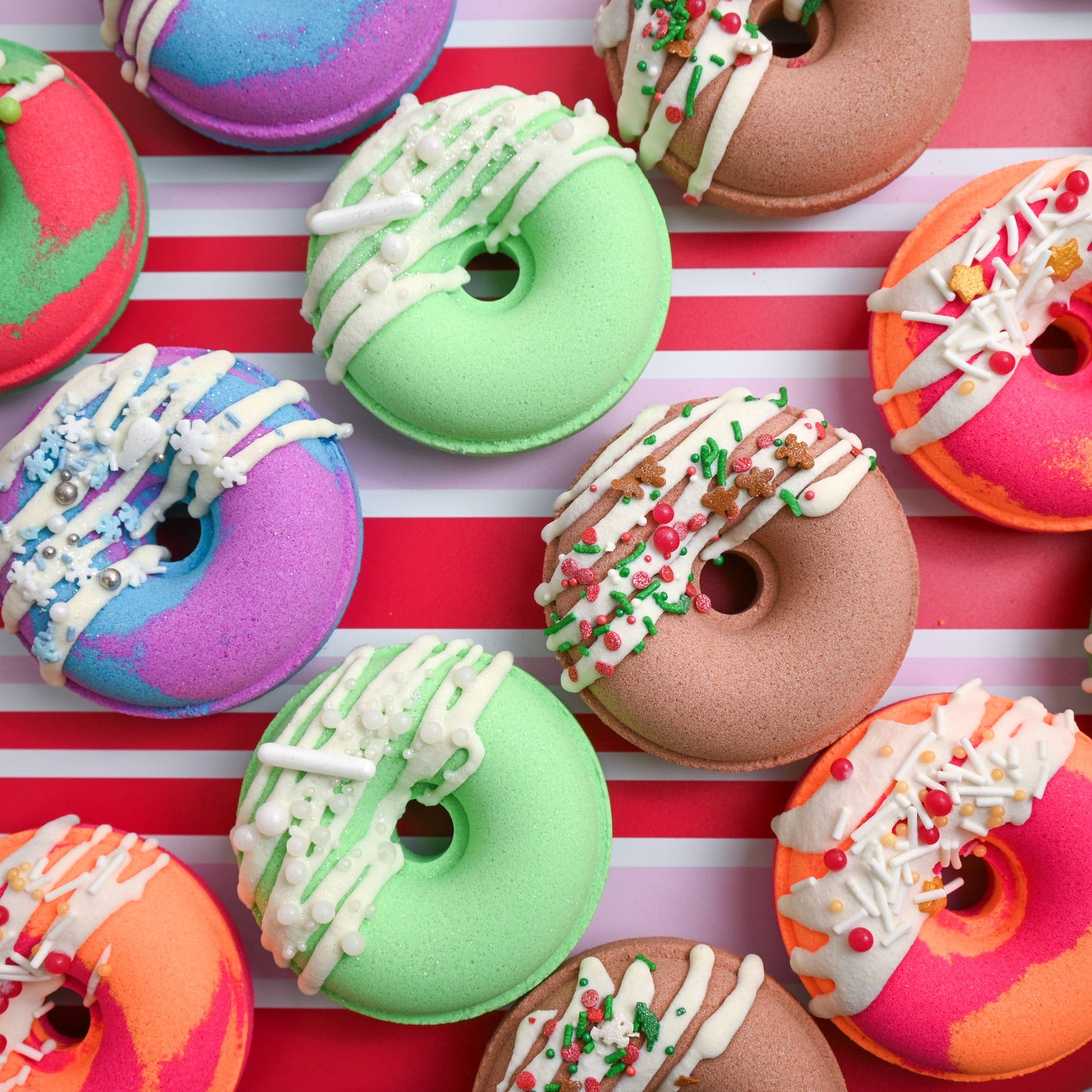 Gingerbread Donut Bath Bomb