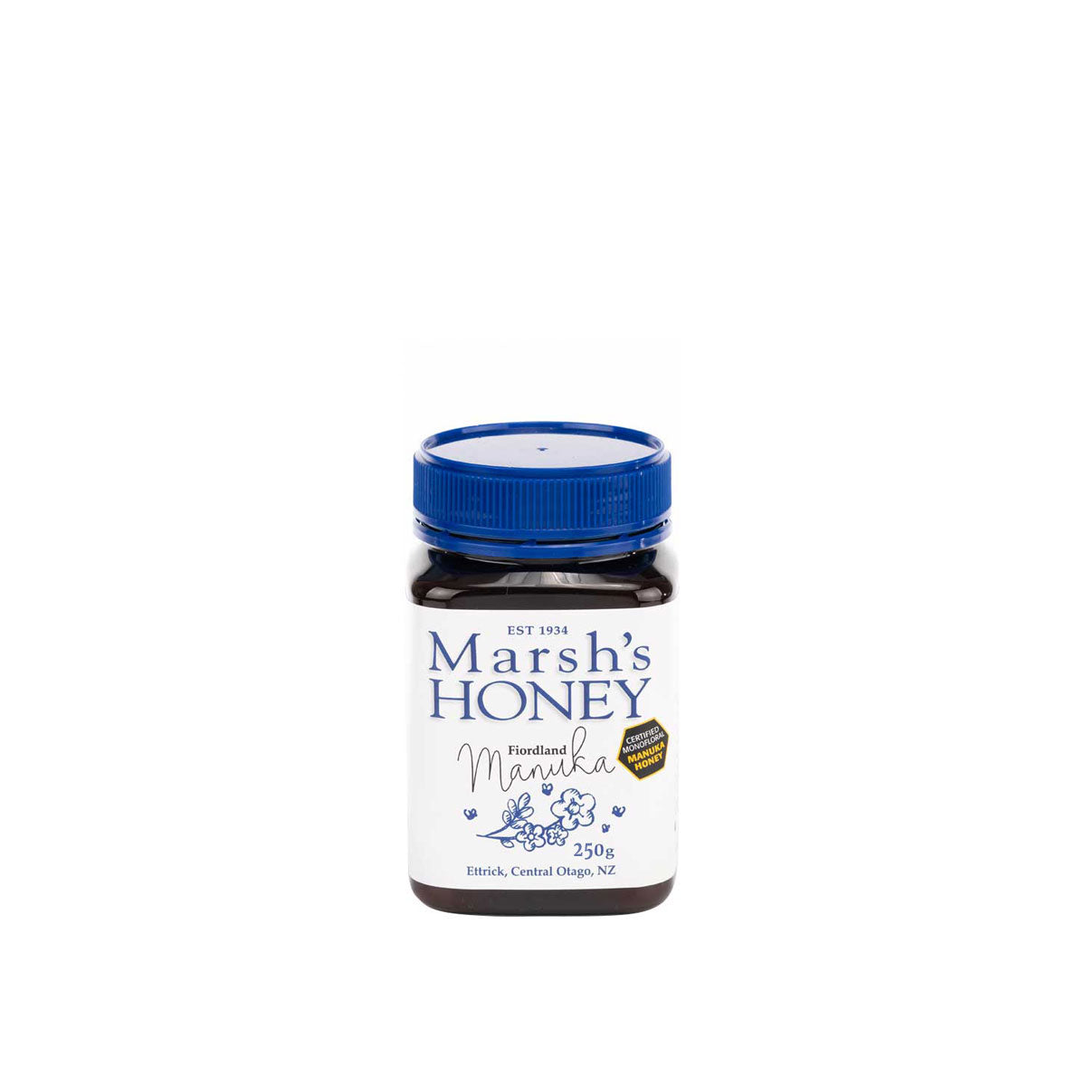 MARSH'S - 250g Fiordland Manuka Honey