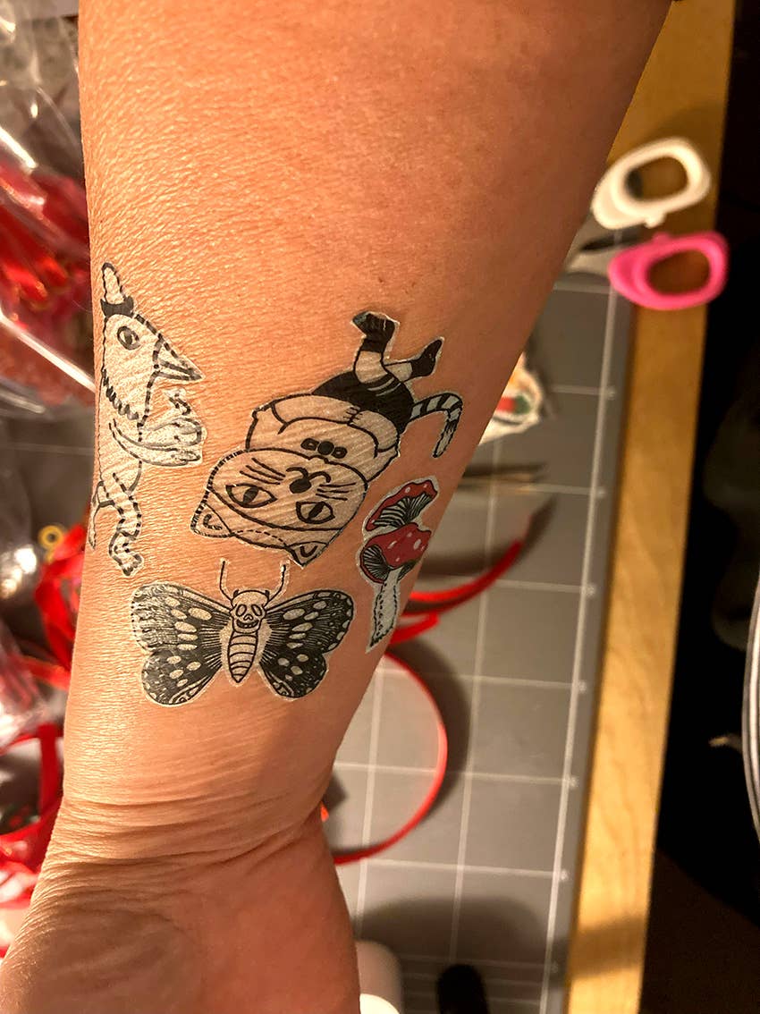 Cuties | Glow In The Dark Temporary Tattoos