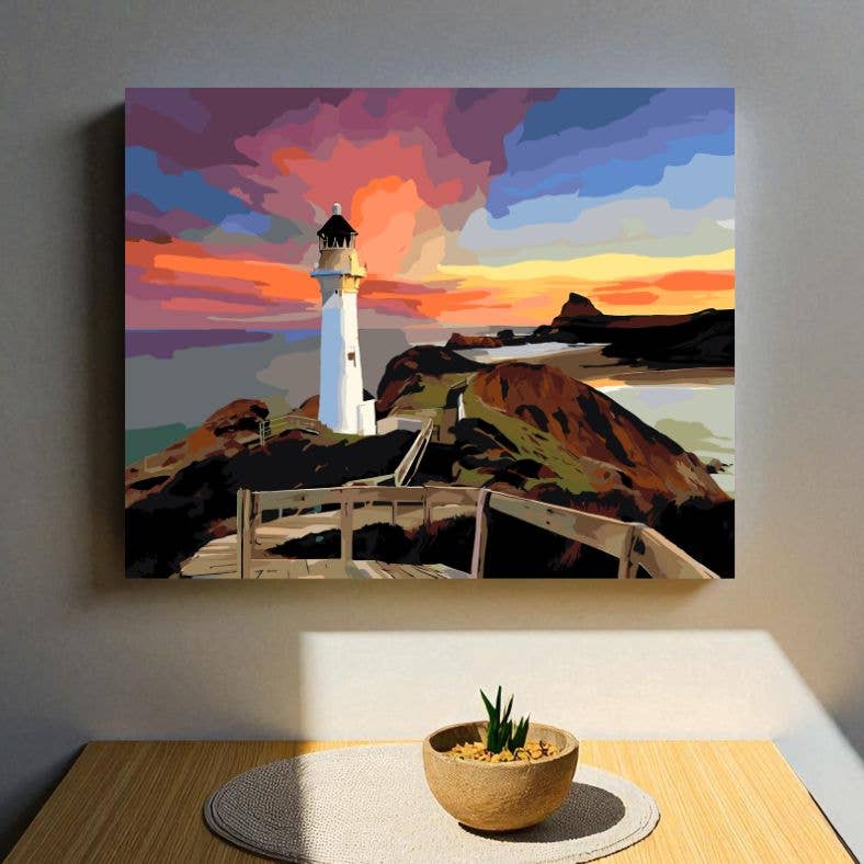 Castlepoint Lighthouse Paint by Numbers Kit