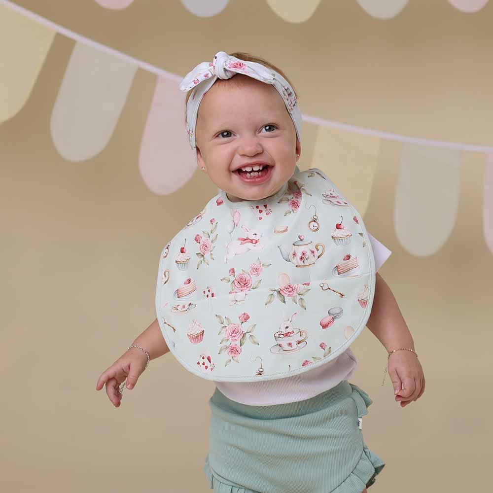 White Rabbit Snuggle Bib