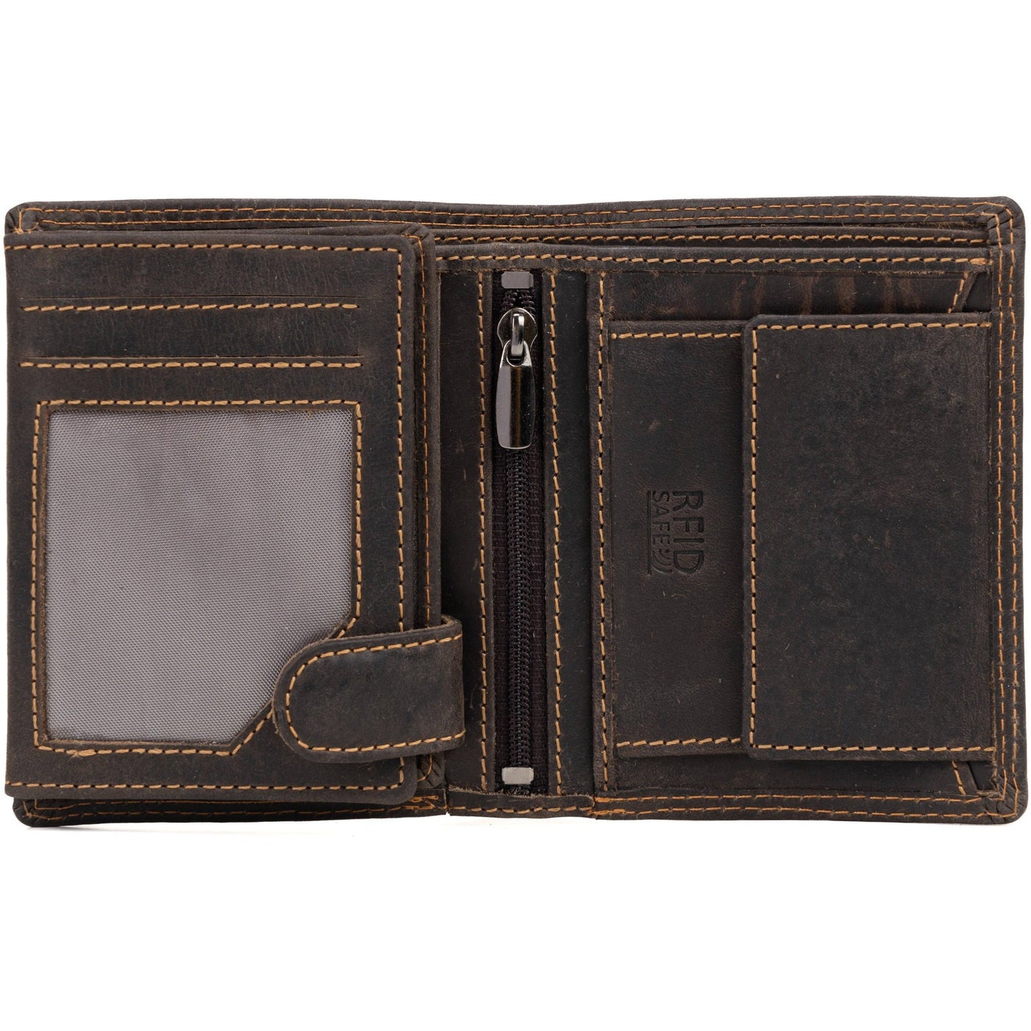 Men's Leather Wallet Tyler - Brown GW8115BRN