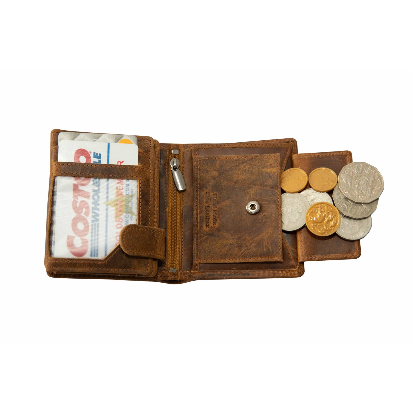 Men's Leather Wallet Tyler - Camel GW8115CAM
