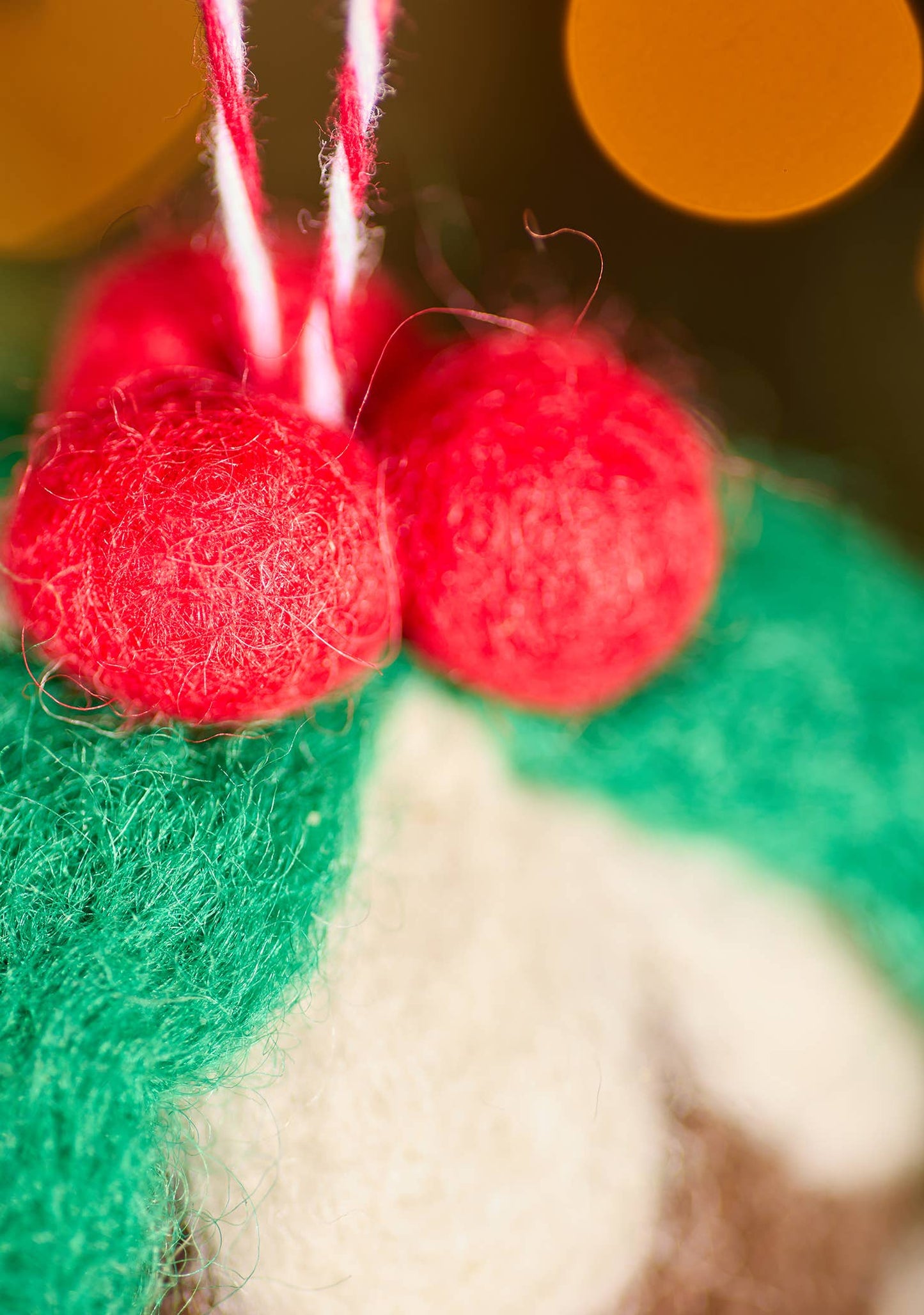 Felt Christmas Pudding Bauble