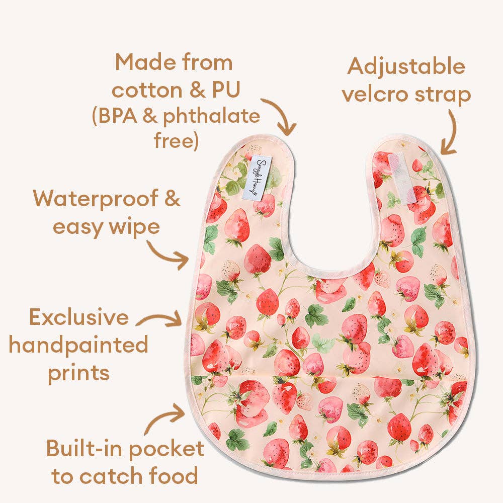 Strawberry Snuggle Bib