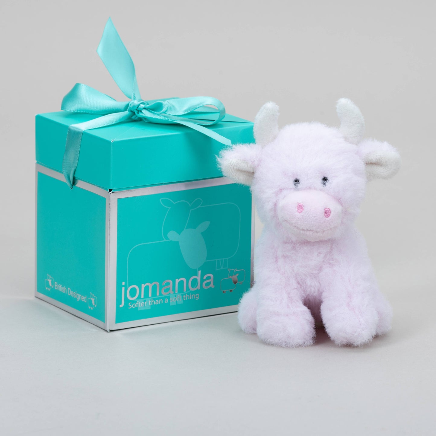 Pink Mini Highland Cow COOllectible Cow