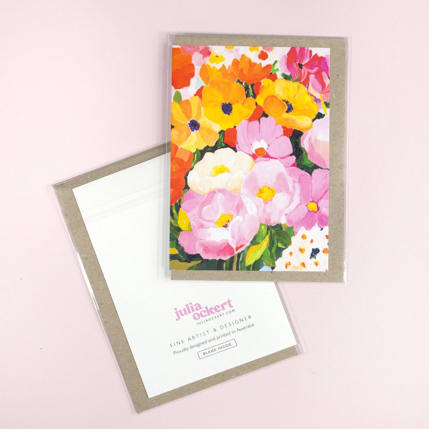 Market Day Flowers Greeting Card