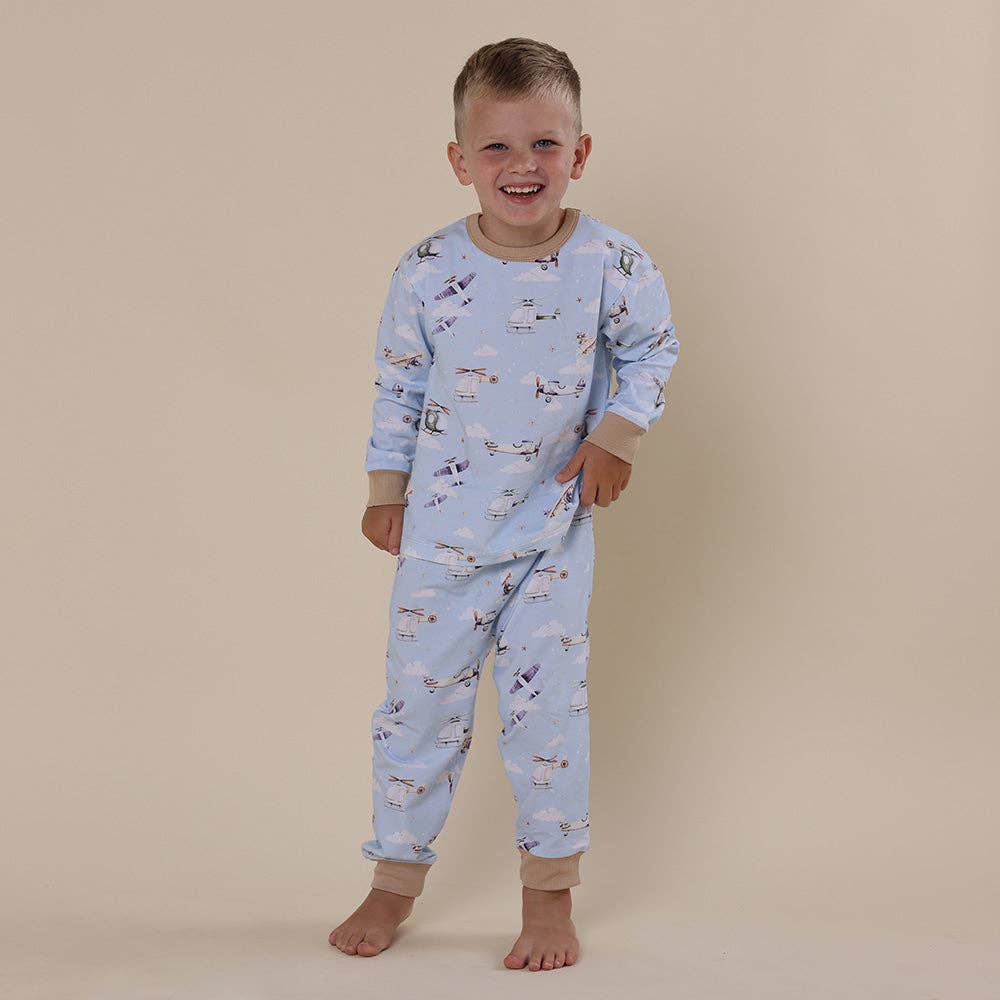 Taking Flight Organic Kids Long Sleeve PJ Set