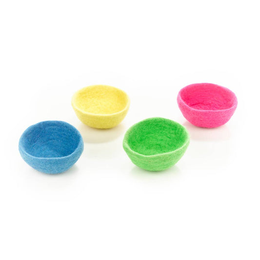 Handmade Felt Neon Trinket Dish Home Decoration