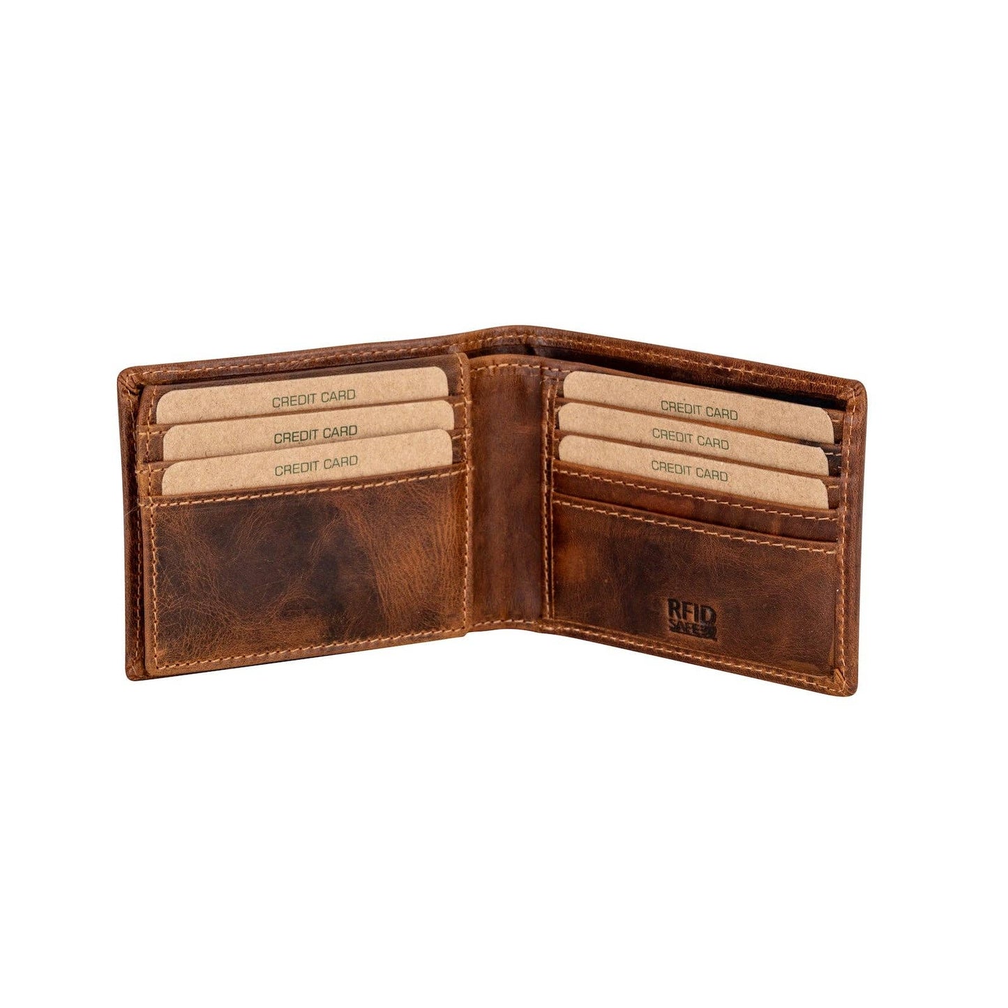 Samson RFID Leather Wallet – Camel