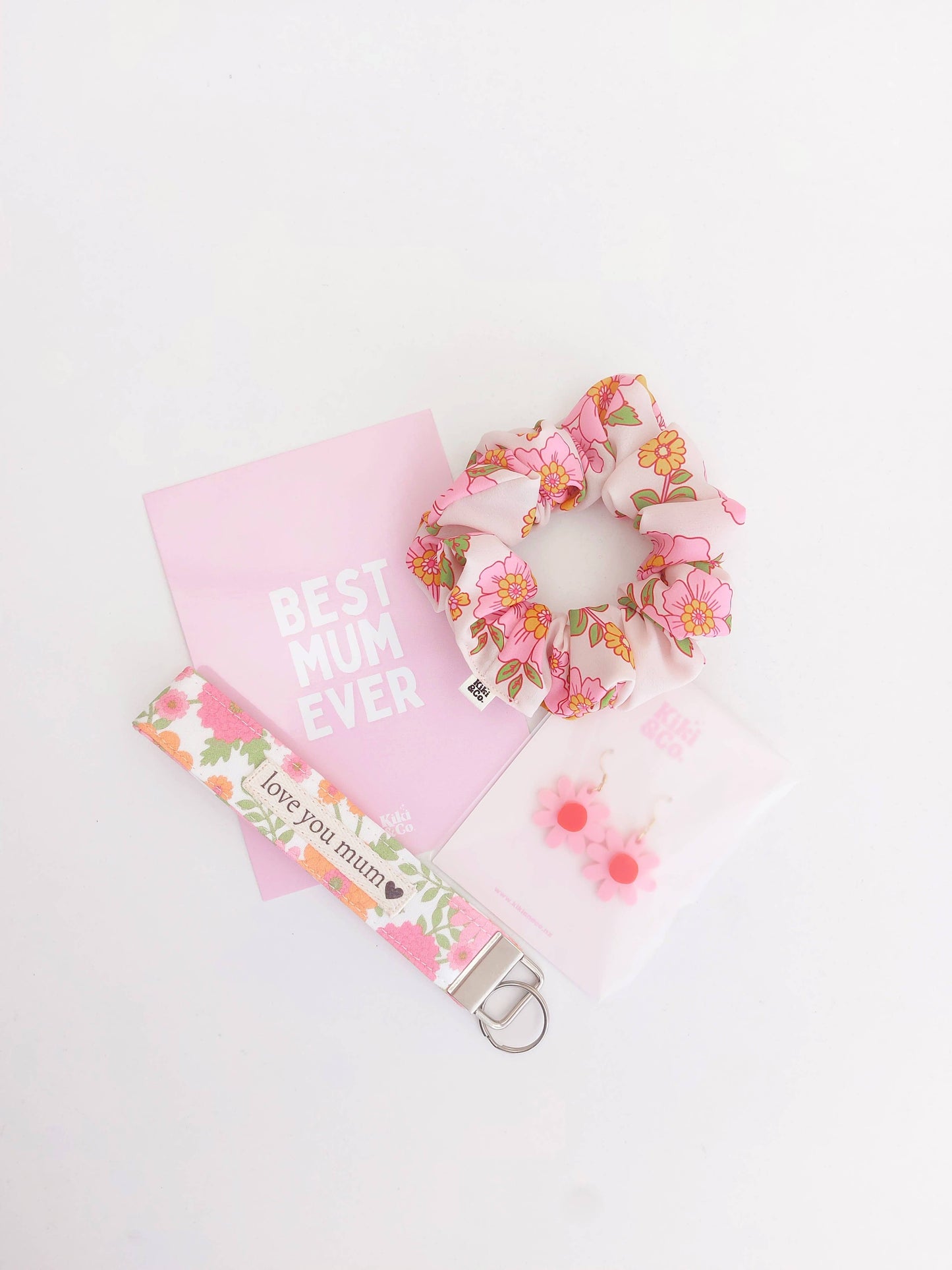 Scrunchie - Evelyn Floral - Crepe