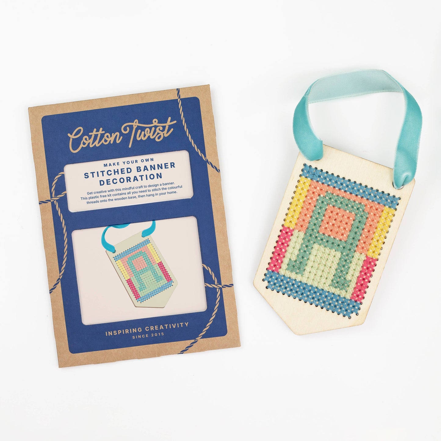 DIY Craft Kit: Make Your Own Stitched Banner Decoration