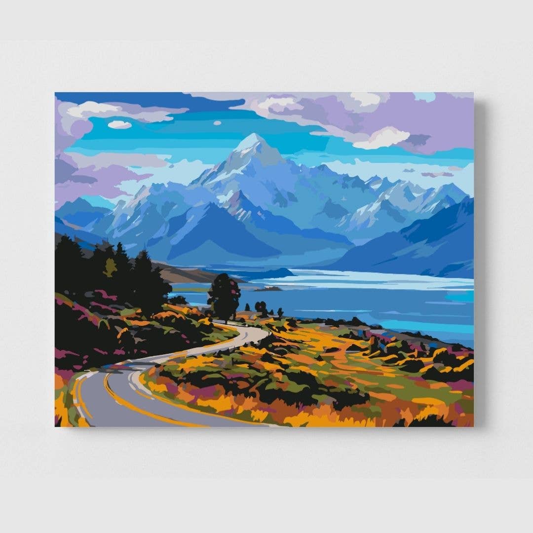 Mount Cook Paint by Numbers Kit