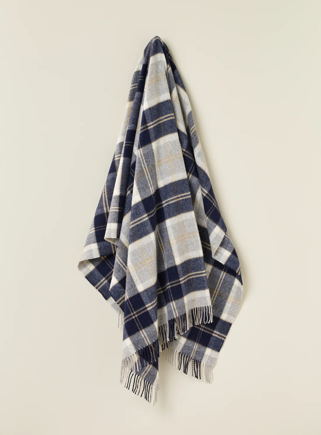 Exquisite Wool Merino Pure NZ Throw - Bannockburn Silver