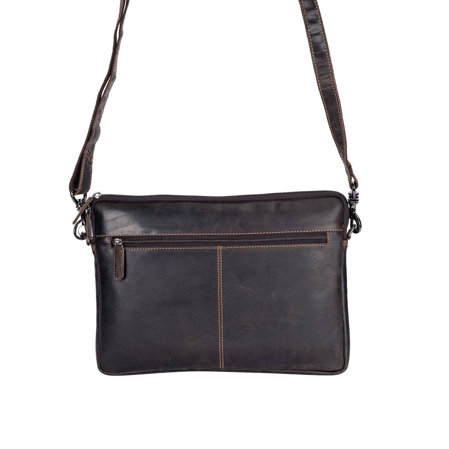 Leather Laptop Sleeve - MacBook Pro/Air 13 / 15 / 16 inch sleeve with Strap - Montreal Brown
