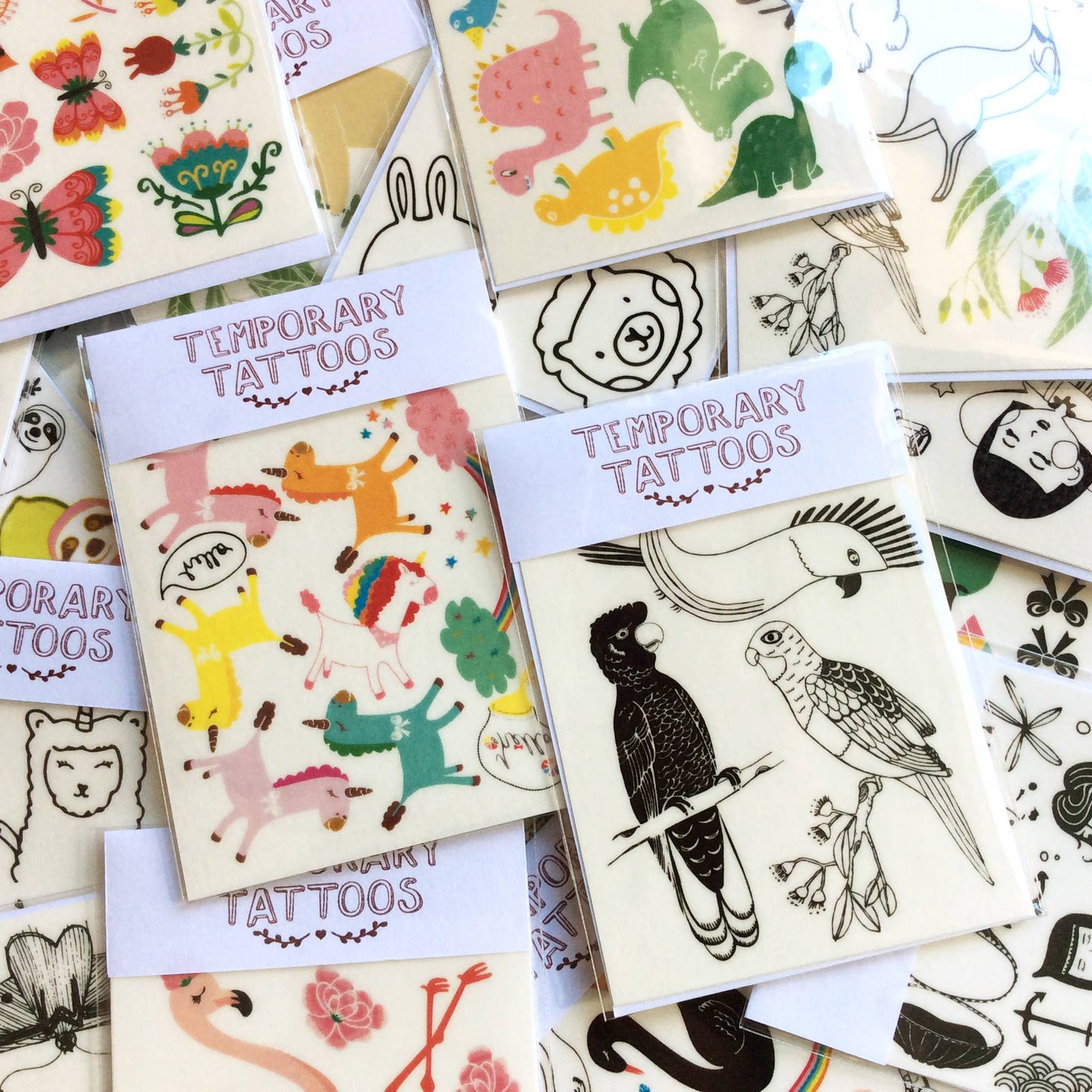 Sun and Moon Temporary Tattoos