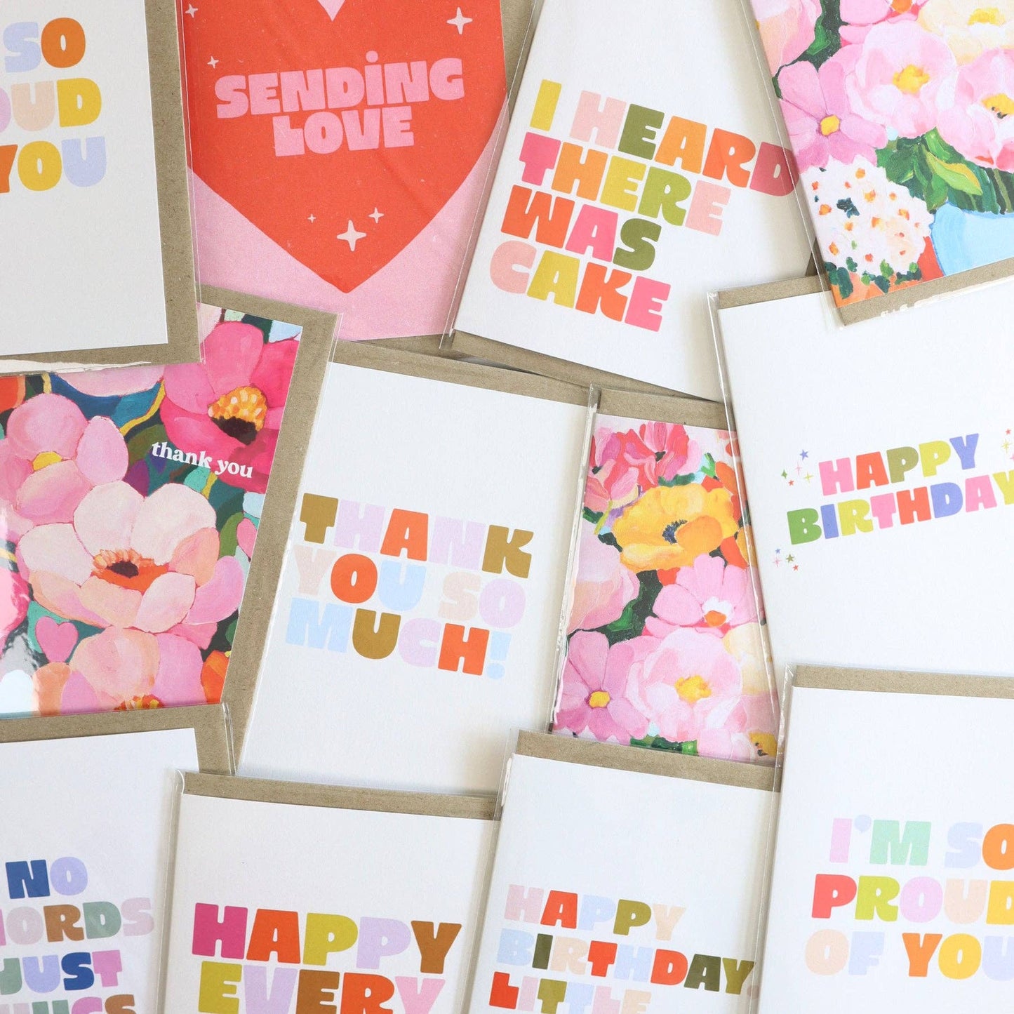 For You - Colourful Floral Greeting Card