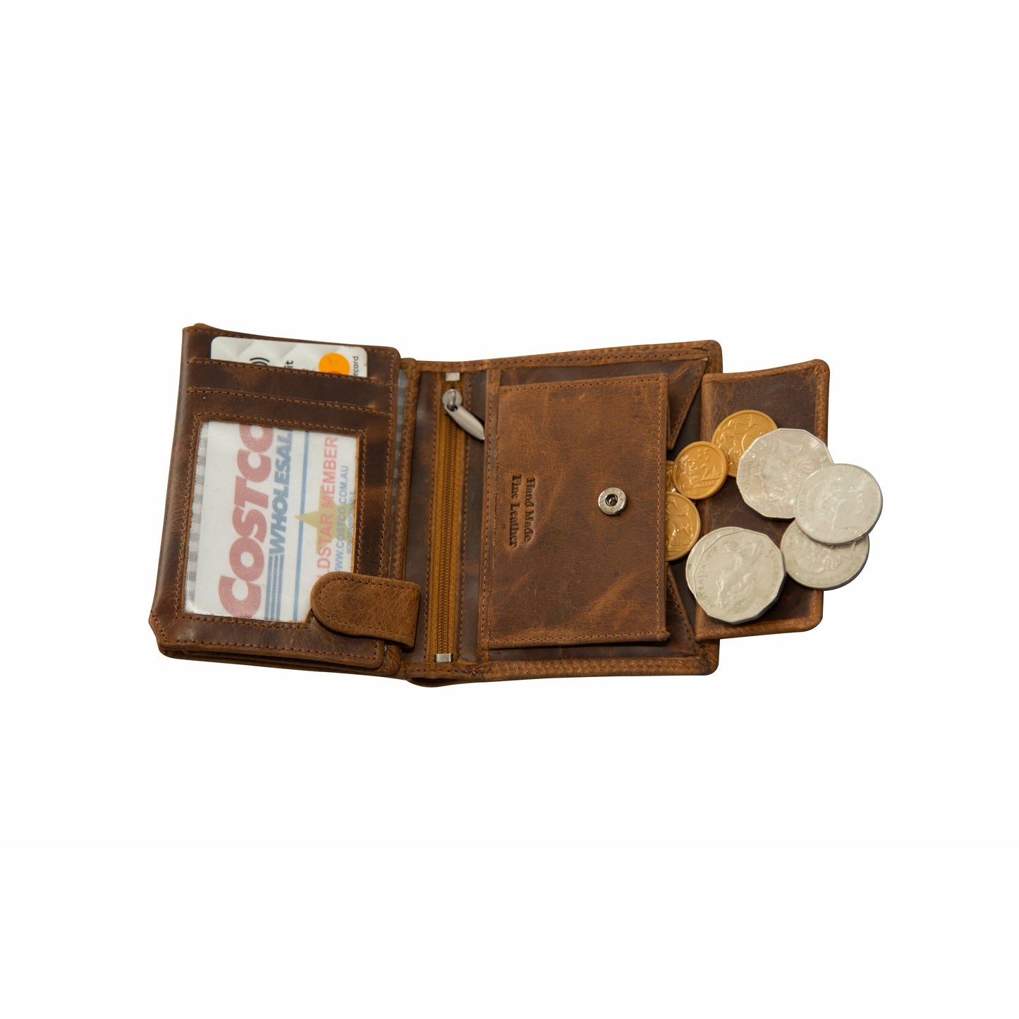 RFID Leather Wallet Melton - Camel GW2155CAM