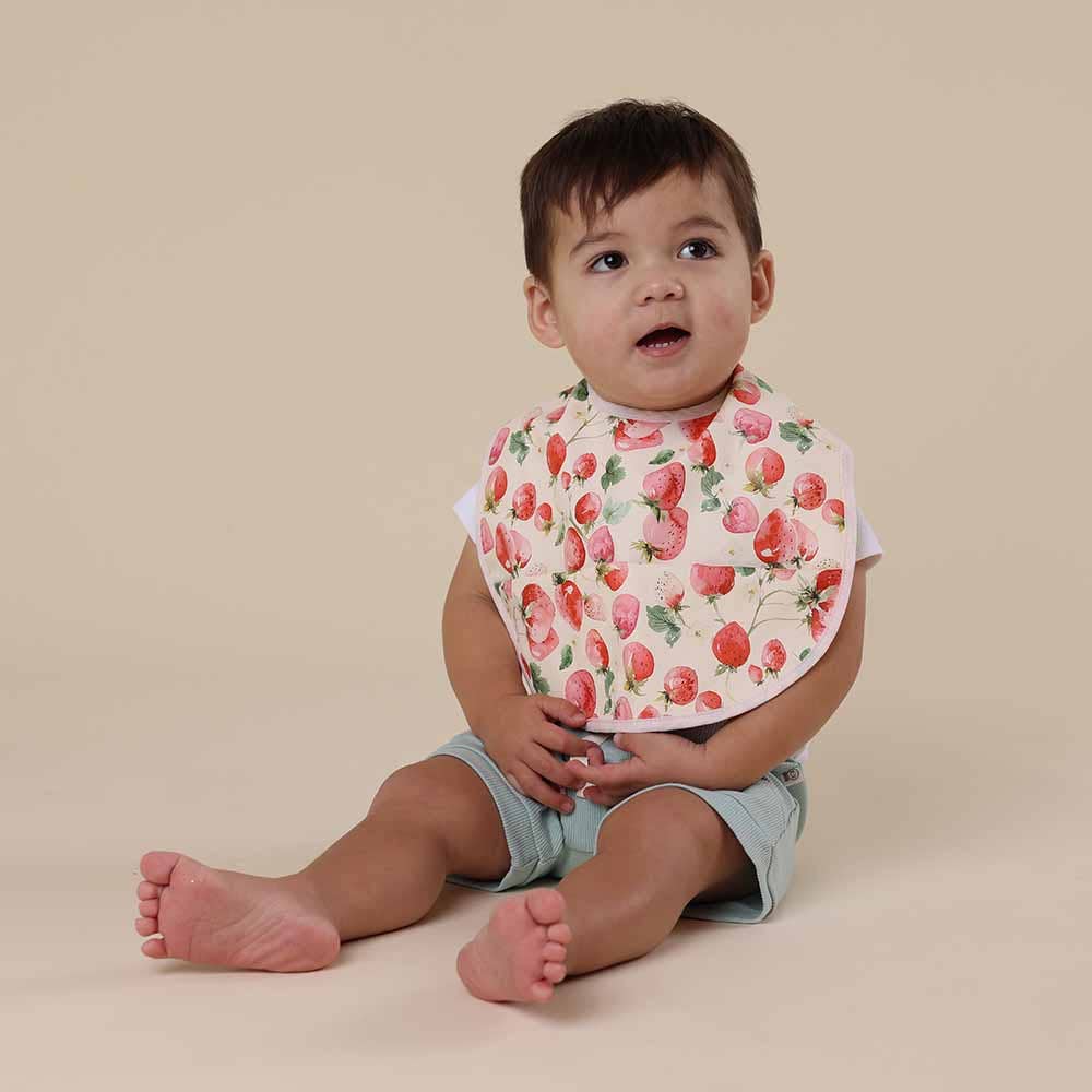 Strawberry Snuggle Bib