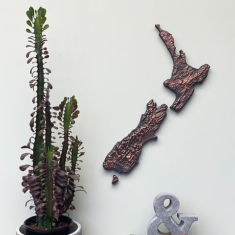 NZ MAP Wall Art