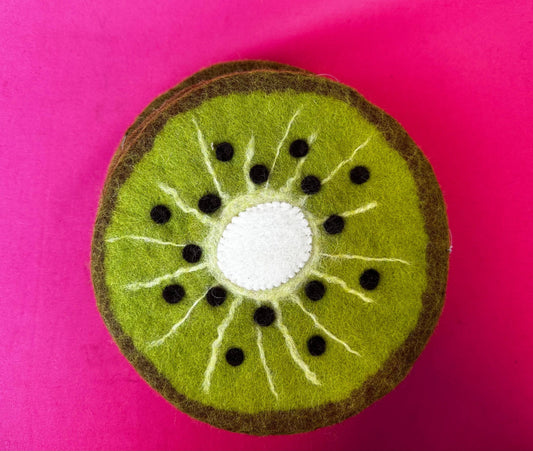 Handmade Felt Fruit Kiwi Trivets Hotpad 20 cm