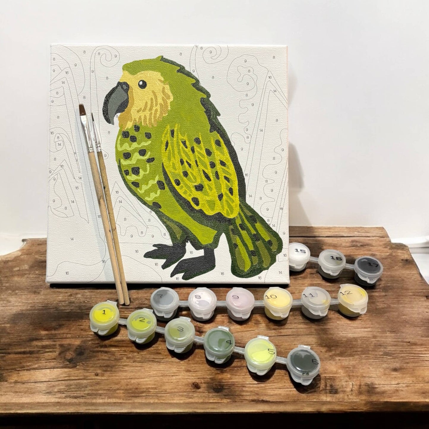 Tūi Paint by Numbers Mini Kit - 20x20cm