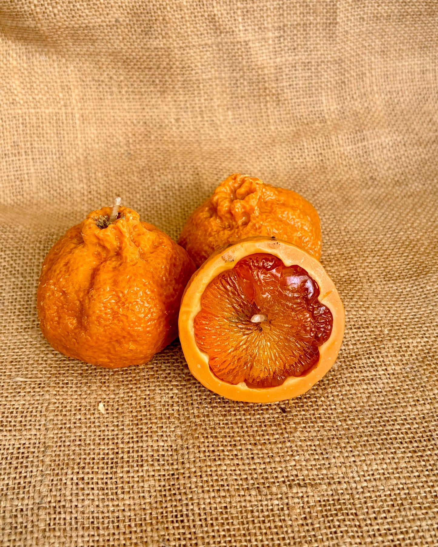 Mandarin Shaped Scented Candle