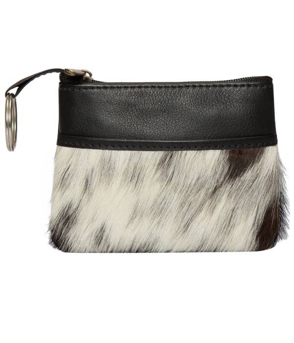 Card and Change Cowhide Purse - Peru (71045)