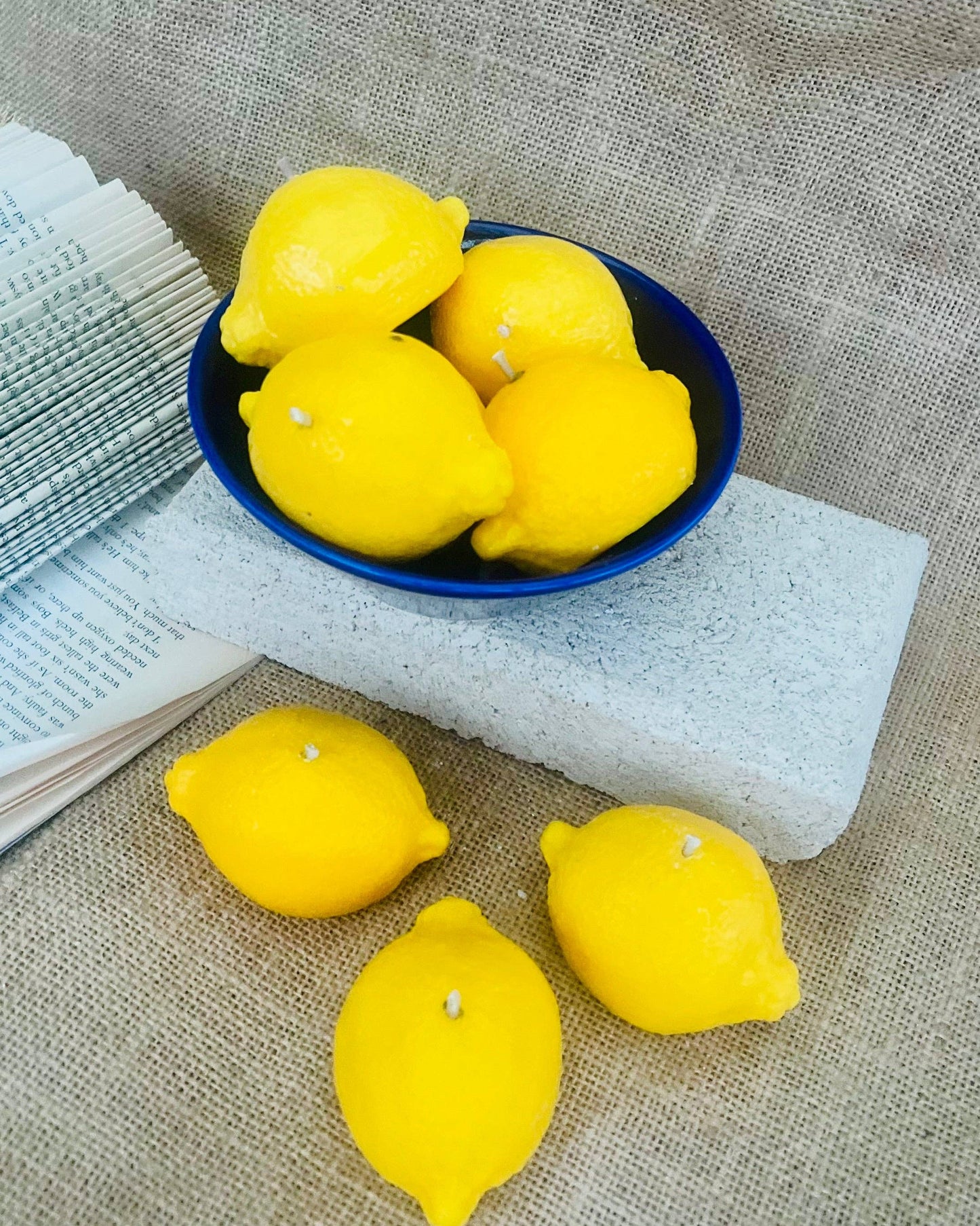 Lemon Shaped Scented Candle